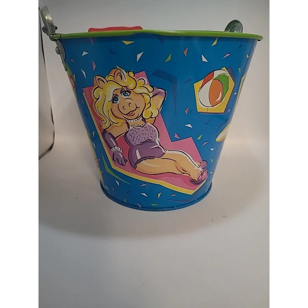 Vintage Sand Pail, KERMIT THE FROG, Miss Piggy, Animal, Fozzie‎